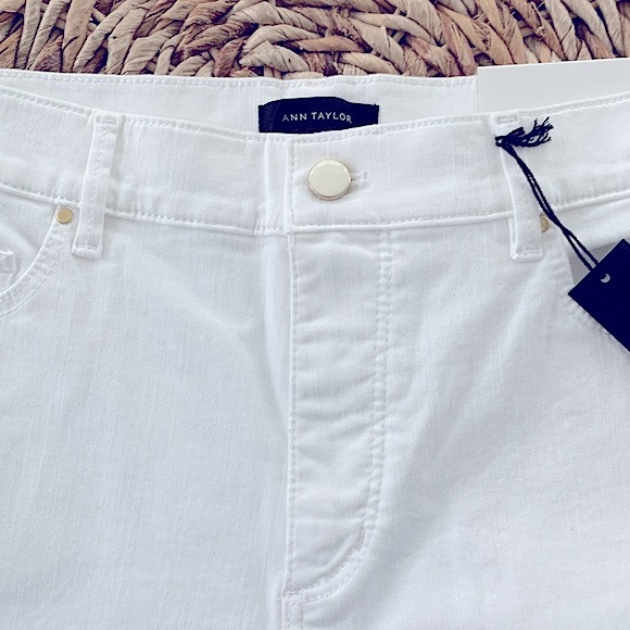 Ann Taylor White Slim Boot Jean - Picture 12 of 16